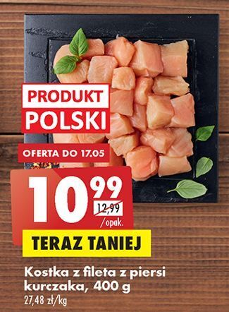 Biedronka Kostka z fileta piersi kurczaka oferta