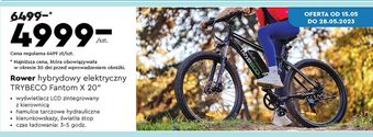 Biedronka Rower hybrydowy elektryczny fantom x trybeco oferta
