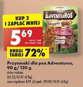 Biedronka Nuggets o smaku dzika purina adventuros oferta