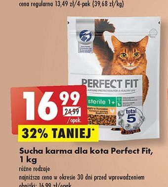 Biedronka Karma dla kota sterile 1+ perfect fit oferta