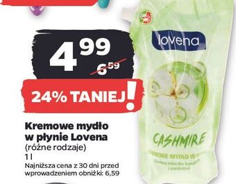 Netto Mydło w płynie cashmire lovena oferta