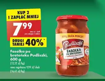 Biedronka Fasolka po bretońsku pudliszki oferta