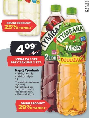 Netto Napój jabłko-mięta tymbark 1936 oferta