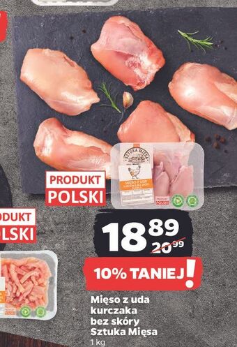 Netto Mieso z uda kurczaka sztuka mięsa netto oferta
