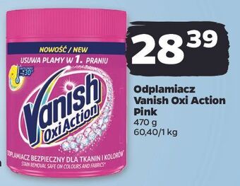 Netto Odplamiacz w proszku pink vanish oxi action oferta