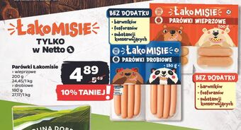 Netto Parówki drobiowe łakomisie oferta