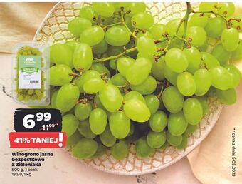 Netto Winogrona jasne bezpestkowe z zieleniaka netto oferta
