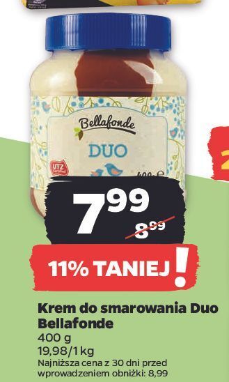 Netto Krem do smarowania duo spread bellafonde oferta