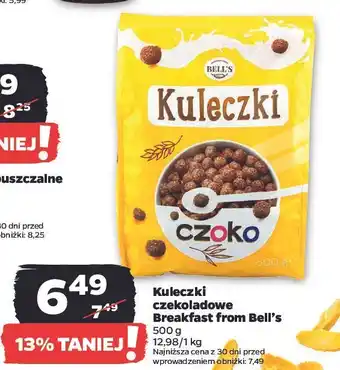 Netto Płatki kuleczki czoko breakfast from bell's oferta