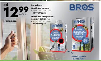 Biedronka Moskitiera do okien basic 130 x 150 cm bros oferta