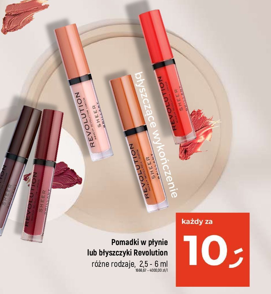 Dealz Błyszczyk brąz revolution make-up oferta