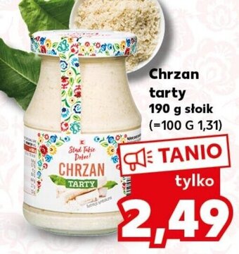 Kaufland Chrzan tarty 190 g oferta