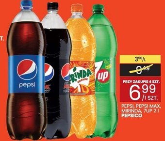 Wafelek Pepsico PEPSI, PEPSI MAX, MIRINDA, 7UP 2l oferta