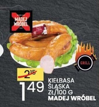 Wafelek MADEJ&WRÓBEL KIEŁBASA ŚLĄSKA 100g oferta
