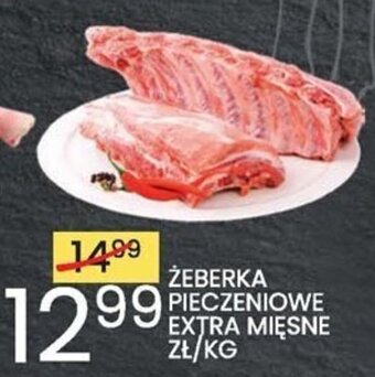 Wafelek ŻEBERKA PIECZENIOWE EXTRA MIĘSNE 1kg oferta