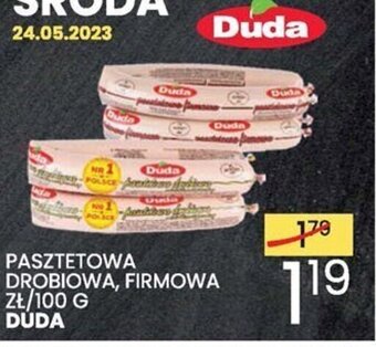 Wafelek DUDA PASZTETOWA DROBIOWA, FIRMOWA 100g oferta