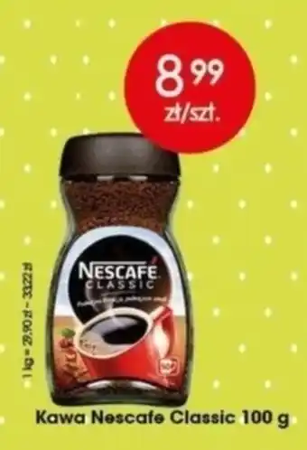 Top Market Kawa rozpuszczalna Nescafé Classic 100g oferta