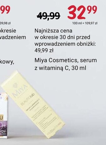 Rossmann Miya Cosmetics, serum z witaminą C, 30 ml oferta