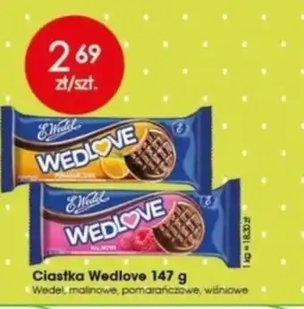 Top Market Ciastka Wedlove Wedel 147g oferta