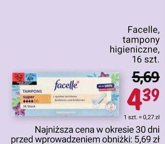 Rossmann Facelle, tampony higieniczne, 16 szt. oferta