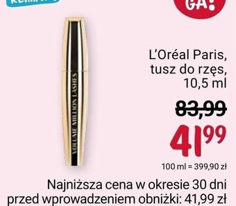 Rossmann L'Oréal Paris, tusz do rzęs, 10,5 ml oferta