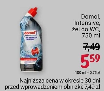 Rossmann Domol, Intensive, żel do WC, 750 ml oferta