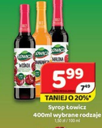 Delfin Syrop Łowicz 400ml oferta