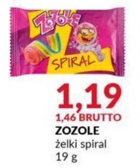 Eurocash ZOZOLE żelki spiral 19 g oferta