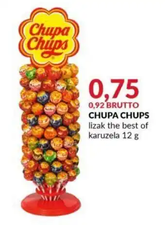 Eurocash CHUPA CHUPS lizak the best of karuzela 12 g oferta