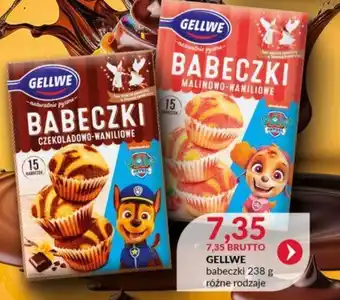 Eurocash GELLWE babeczki 238 g różne rodzaje oferta