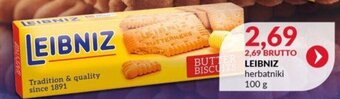 Eurocash LEIBNIZ herbatniki 100 g oferta