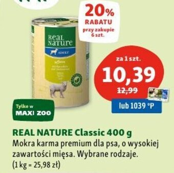 Maxi Zoo REAL NATURE Wilderness 4 kg oferta