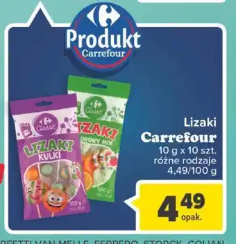 Carrefour Lizaki kolorowe carrefour oferta