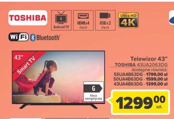 Carrefour Telewizor led 43'' 43ua2063dg toshiba oferta