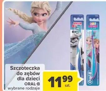 Carrefour Szczoteczka do zębów 3-5 lat frozen oral-b kids oferta