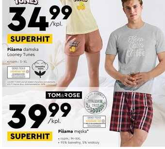 Biedronka Piżama męska m-xxl oferta