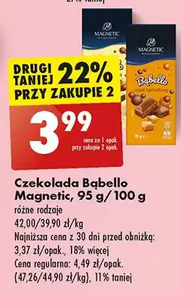 Biedronka Czekolada bąbelkowa karmelowa oferta