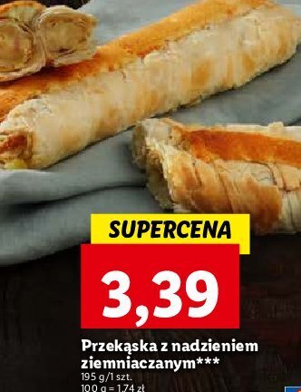 Lidl Przekąska z nadzieniem ziemniaczanym oferta