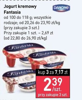 Stokrotka Jogurt kremowy Fantasia od 100 do 118 g oferta