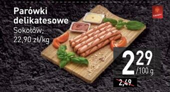 Stokrotka Parówki delikatesowe Sokołów 100g oferta