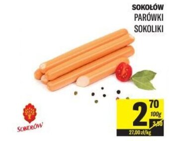 TomiMarkt SOKOŁÓW PARÓWKI SOKOLIKI 100g oferta