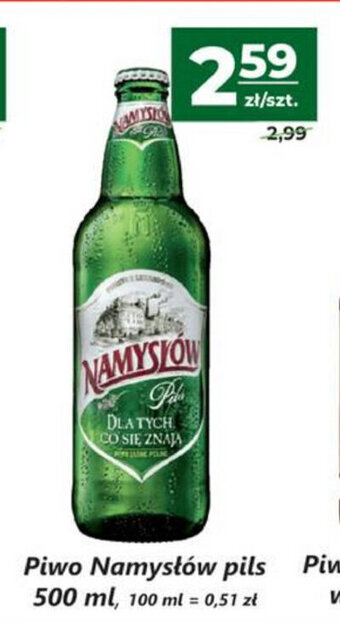 Top Market Piwo Namysłów 500ml oferta