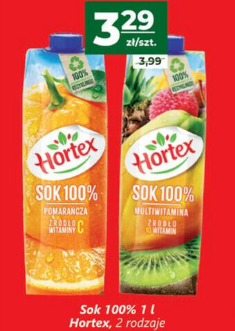 Top Market Sok 100% Hortex 1l oferta