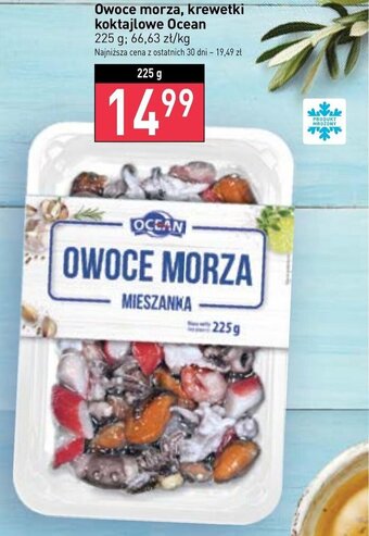 Stokrotka Owoce morza, krewetki koktajlowe Ocean 225 g oferta