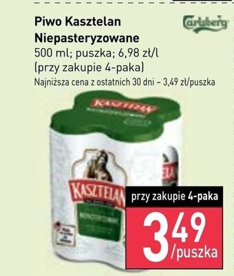 Stokrotka Piwo Kasztelan Niepasteryzowane 500ml oferta