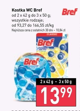 Stokrotka Kostka WC Bref od 2 x 42 g do 3 x 50 g oferta