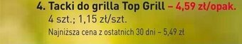 Stokrotka Tacki do grilla Top Grill oferta