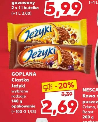 Kaufland GOPLANA Ciastka Jeżyki oferta
