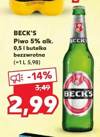 Kaufland BECK'S Piwo 5% alk oferta