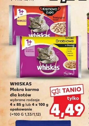 Kaufland WHISKAS Mokra karma dla kotów oferta